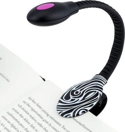 French Bull Rechargeable Sculpt Book Light (Black and White Marble)