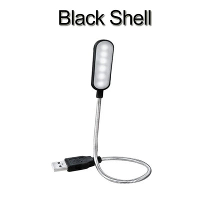 1PC Mini USB LED Light Book Light Flexible Reading Lamp Portable Night Light for Power Bank Laptop Notebook PC Computer