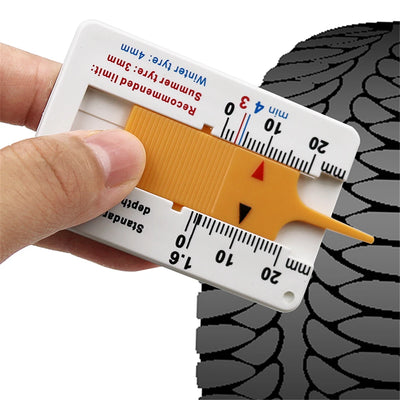 0-20Mm Auto Car Tyre Tread Depthometer Depth Meter Indicator Tire Gauge Gage Motorcycle Trailer Wheel Measure Tool Caliper